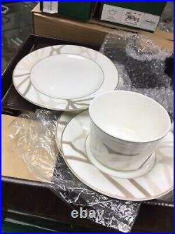 Noritake Campania 6- 5pc Place Setting Bone China New In Box With Tags (30pc)