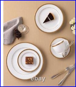 Noritake Charlotta Gold 60-PC Dinnerware Set, Service for 12