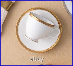Noritake Charlotta Gold 60-PC Dinnerware Set, Service for 12