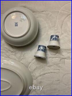 Noritake China 16033 Blue Oriental Royal Sometuke Nippon Set of 12 pieces