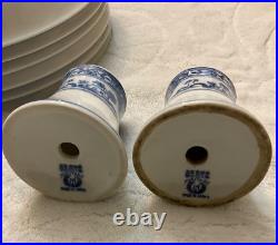 Noritake China 16033 Blue Oriental Royal Sometuke Nippon Set of 12 pieces
