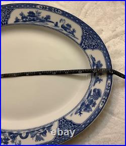 Noritake China 16033 Blue Oriental Royal Sometuke Nippon Set of 12 pieces