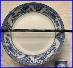 Noritake China 16033 Blue Oriental Royal Sometuke Nippon Set of 12 pieces