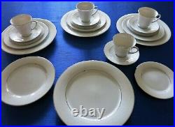 Noritake China 2585 TAHOE Pattern Service for (4) 5 Piece Place Settings