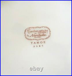 Noritake China 2585 TAHOE Pattern Service for (4) 5 Piece Place Settings