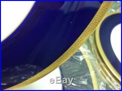 Noritake China 2799 Valhalla 20 pc Set Very Good Cobalt Blue Gold 18D011