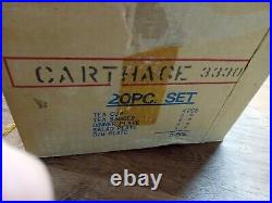 Noritake China 4 4 Piece Place Settings Carthage Pattern #3330 20 PC Set