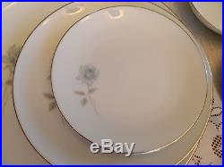 Noritake China #6407 Simone Set for 12 with7 Serving Pieces 10-2
