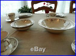 Noritake China Adagio #7237 Dinnerware Set for (12) With 8 Serving Pieces 14-3