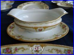 Noritake China Allure #586 Set for (10) with 9 Serving Pieces