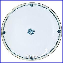 Noritake China BLUE ROSE 6043 Porcelain 8 1/4 Salad Plates Set of 10