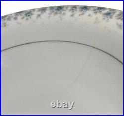 Noritake China Blue Floral Kathleen 6722 Dinnerware Plate Set Lot Of 17 Rare Set