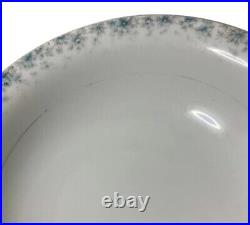 Noritake China Blue Floral Kathleen 6722 Dinnerware Plate Set Lot Of 17 Rare Set