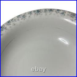 Noritake China Blue Floral Kathleen 6722 Dinnerware Plate Set Lot Of 17 Rare Set