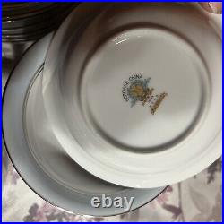 Noritake China Bluebell 5558 Dinnerware Set for (12) No Cups Or Saucers