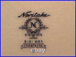 Noritake China Champagne Set 9 Brand New Never Used Mint