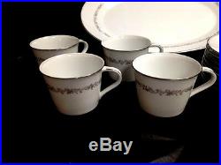 Noritake-China-Corona-Pattern-6502-8-Settings-49-Total-Pieces-Vintage-1920s