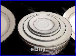 Noritake-China-Corona-Pattern-6502-8-Settings-49-Total-Pieces-Vintage-1920s