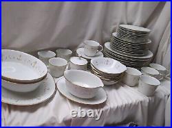 Noritake China Courtney 6520 55 Pieces Stunning Set + Hard To Find Pieces