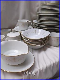 Noritake China Courtney 6520 55 Pieces Stunning Set + Hard To Find Pieces