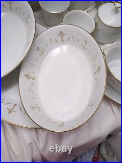 Noritake China Courtney 6520 55 Pieces Stunning Set + Hard To Find Pieces