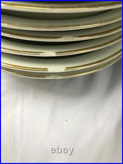 Noritake China Dawn #5930 Japan Gold Trim Dinnerware/Tea Set, Platter, Plates