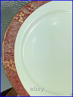 Noritake China Dinner Plates, Hand Painted Set of 6