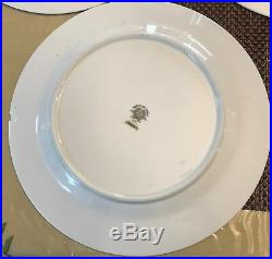 Noritake China Dinner Plates In The Somerset #5317 Pattern, Japan, Set of 10