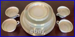 Noritake China Dinnerware Barentz#3716-Service For 4 (19 PC)- 1930's