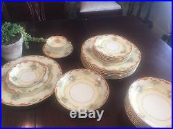 Noritake China Fiesta Pattern Dinnerware Set 49 Pc Many Rare Serving Pieces