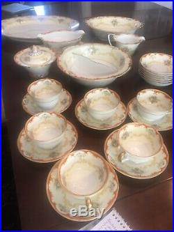 Noritake China Fiesta Pattern Dinnerware Set 49 Pc Many Rare Serving Pieces