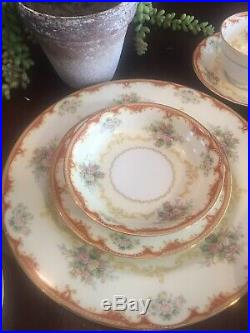 Noritake China Fiesta Pattern Dinnerware Set 49 Pc Many Rare Serving Pieces