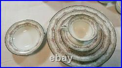 Noritake China Glenwood Pattern # 5770 DINNERWARE Place Setting 45 Pcs