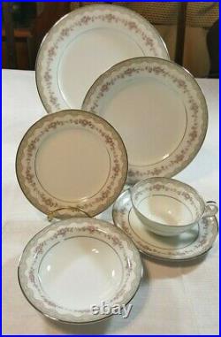 Noritake China Glenwood Pattern # 5770 DINNERWARE Place Setting 45 Pcs