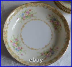 Noritake China Gramatan 12 Luncheon Plates 12 Bowls 5 Saucer 4 Cups Vintage 1933