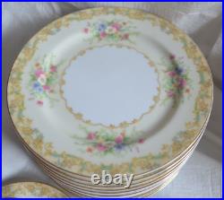 Noritake China Gramatan 12 Luncheon Plates 12 Bowls 5 Saucer 4 Cups Vintage 1933