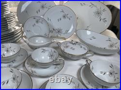 Noritake China HELENE Japan 5602 Dinnerware Set 49 Piece