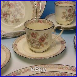 Noritake China Imperial Garden 9720 4 Place Settings Plates/Cups/Saucers