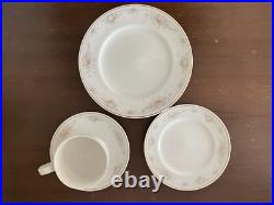 Noritake China Ireland Waynesboro 42pc Set Service For 8 Salad Dinner Dessert