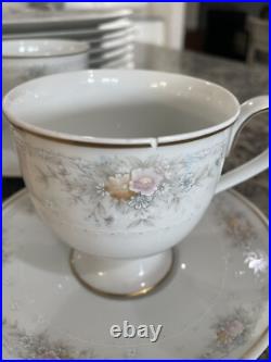 Noritake China Ireland Waynesboro 42pc Set Service For 8 Salad Dinner Dessert