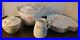 Noritake China Japan Rosemarie 6044 Teapot, 5 Snack Plates, Creamer, Sugar Set