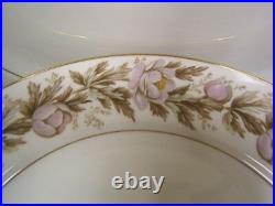 Noritake China Japan set of 77 pcs, beautiful pink blossom flower on the trim