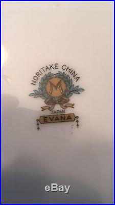 Noritake China M Evana Pattern c. 1914-40. Setting for 12 & serving pieces