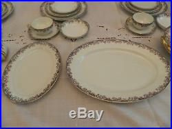 Noritake China Nippon Alsace Dinnerware Set for (10) with8 Serving Pieces 8-1