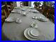 Noritake China Nora #7546 Dinnerware set for (8) with2 Serving Pieces TS