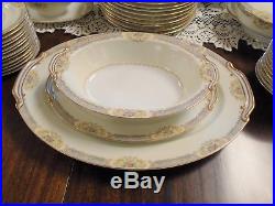 Noritake China Occupied Japan Lauritz 58pc Antique Dinnerware Set of Dishes