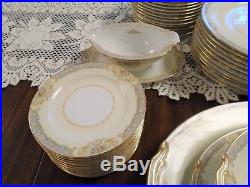 Noritake China Occupied Japan Lauritz 58pc Antique Dinnerware Set of Dishes