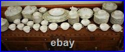 Noritake China, Plaza, porcelain DINNER SET, Classical, roses, for 12, 134 pc