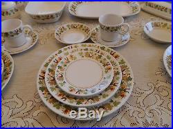 Noritake China Progression #9002 Homecoming Set for (10) with9 Serving Pieces 3-5