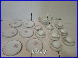 Noritake China ROSEVILLE Pattern 6238 Tea Luncheon Set for 6 (21 Pieces)
